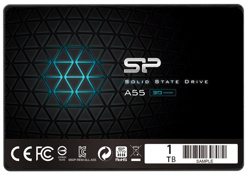

SSD накопитель Silicon Power Ace A55 1ТБ 2.5 SATA III (SP001TBSS3A55S25)