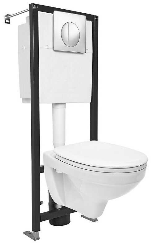 

Комплект инсталляции Cersanit DELFI TPL (S-SET-DEL/Black/TPL/Cg-w)
