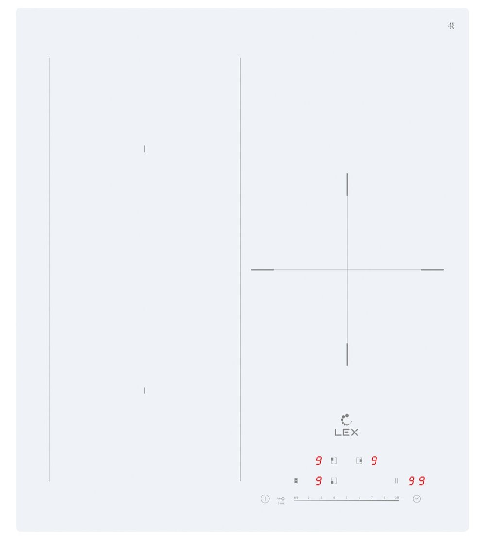 

Электрическая варочная панель LEX EVI 431A WH