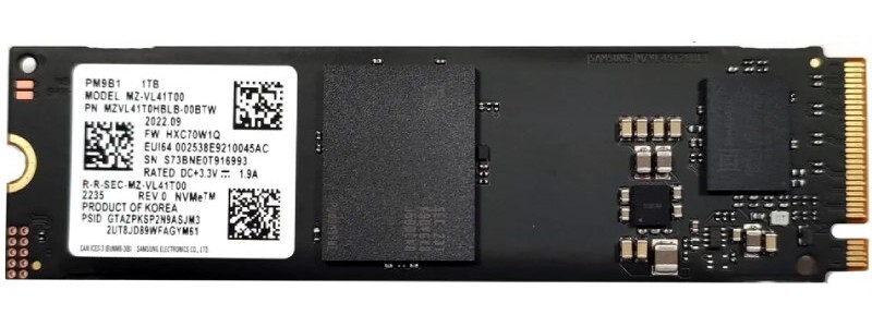 SSD накопитель Samsung PM9B1 1 TB (MZVL41T0HBLB-00B07)