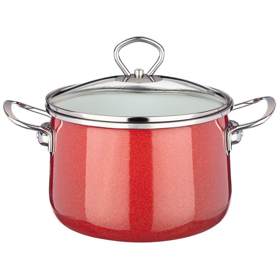 

Кастрюля Agness 901-051 красный 3,1л