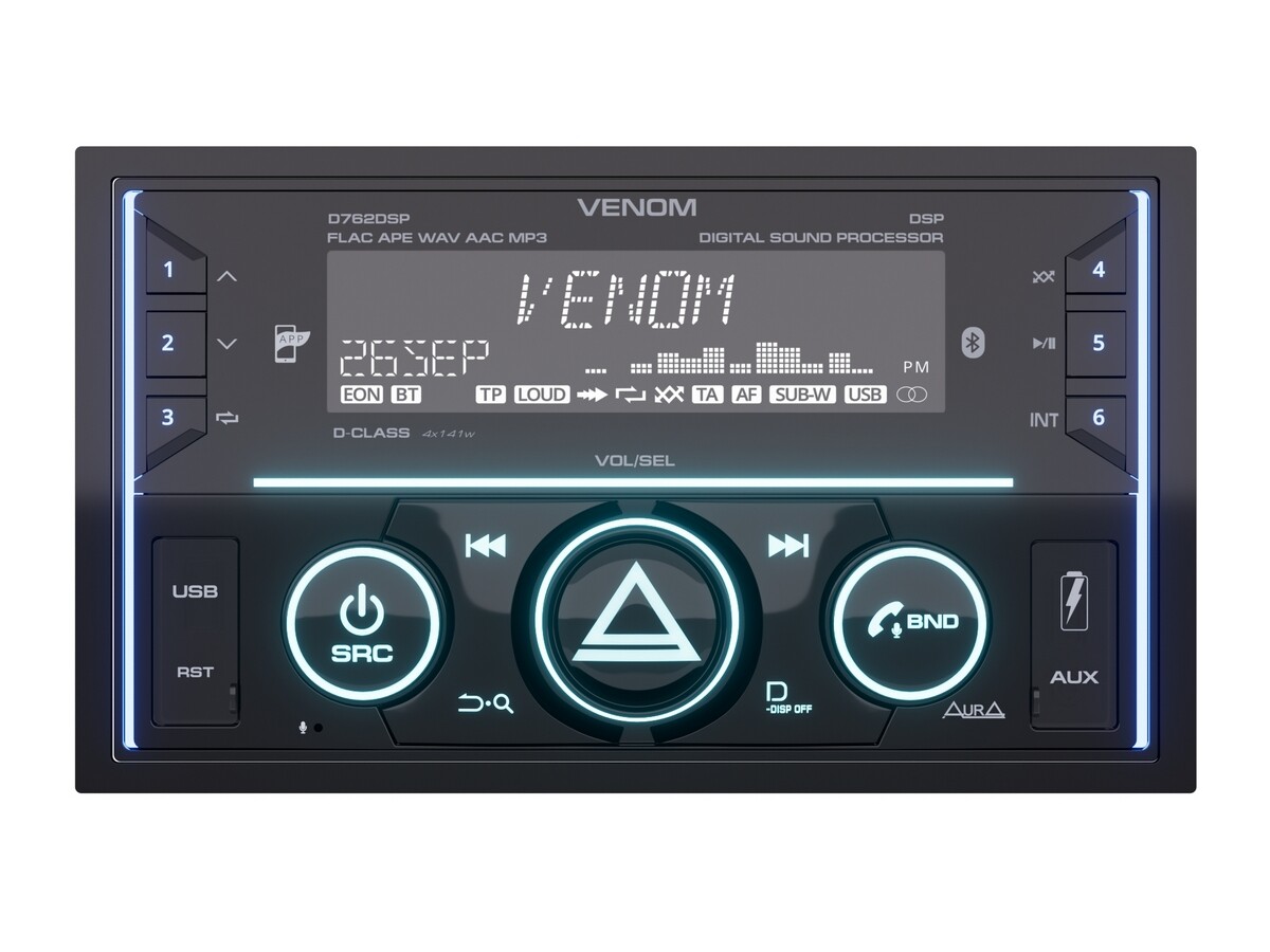 

Автомагнитола Aura VENOM-D762DSP