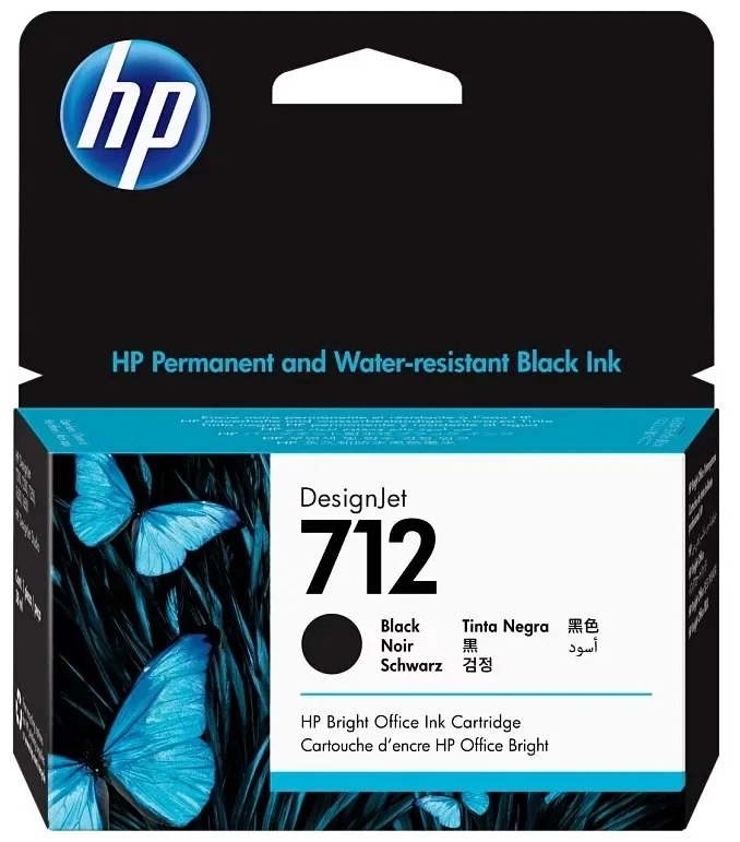 

Картридж HP 712 3ED70A черный