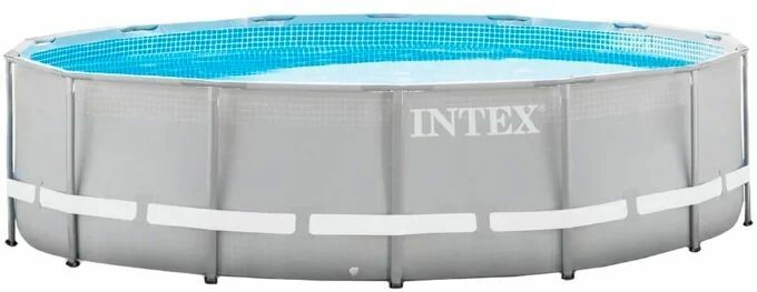 

Бассейн Intex каркасный длина 427см серый (26720)