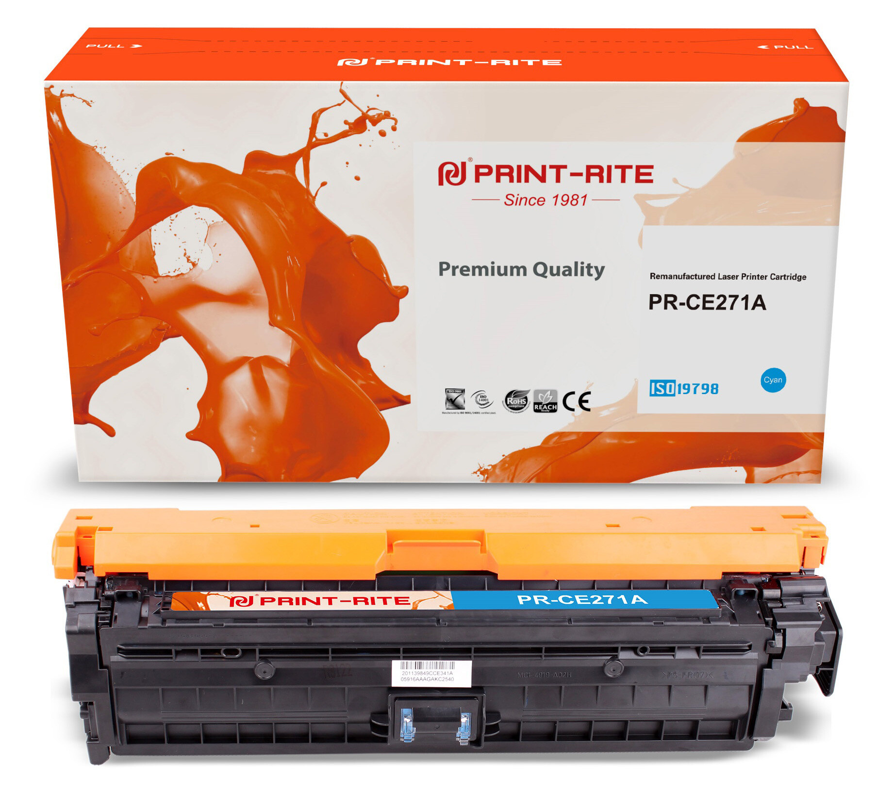 

Картридж Print-Rite PR-CE271A (TRH864YPU1J) голубой