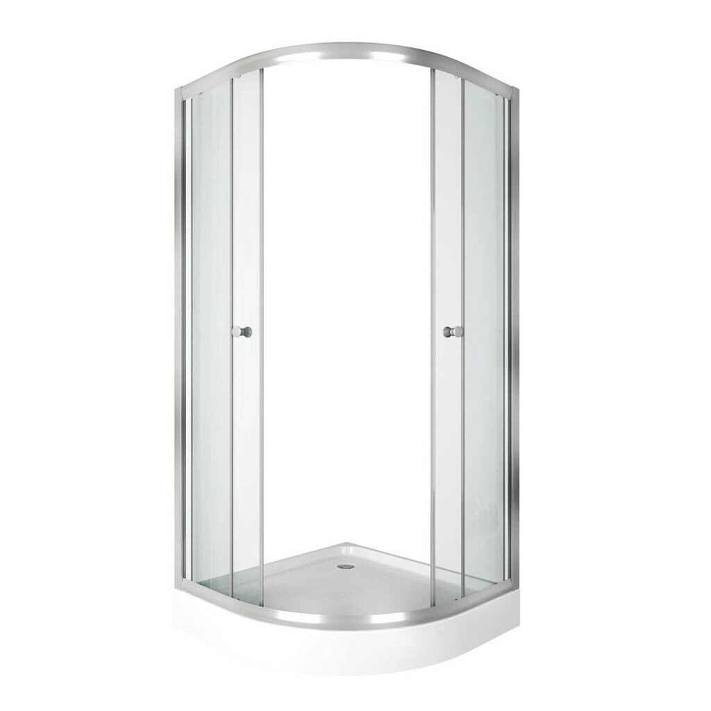 

Душевой уголок Bauedge Dream SB0003 хромированный профиль, 195x90x90
