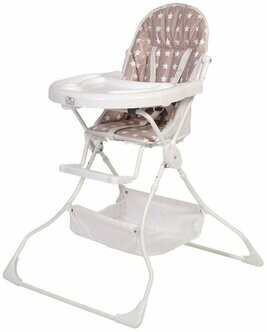 

Стульчик для кормления Polini Kids 252 Звезды макиато-белый (1кор)
