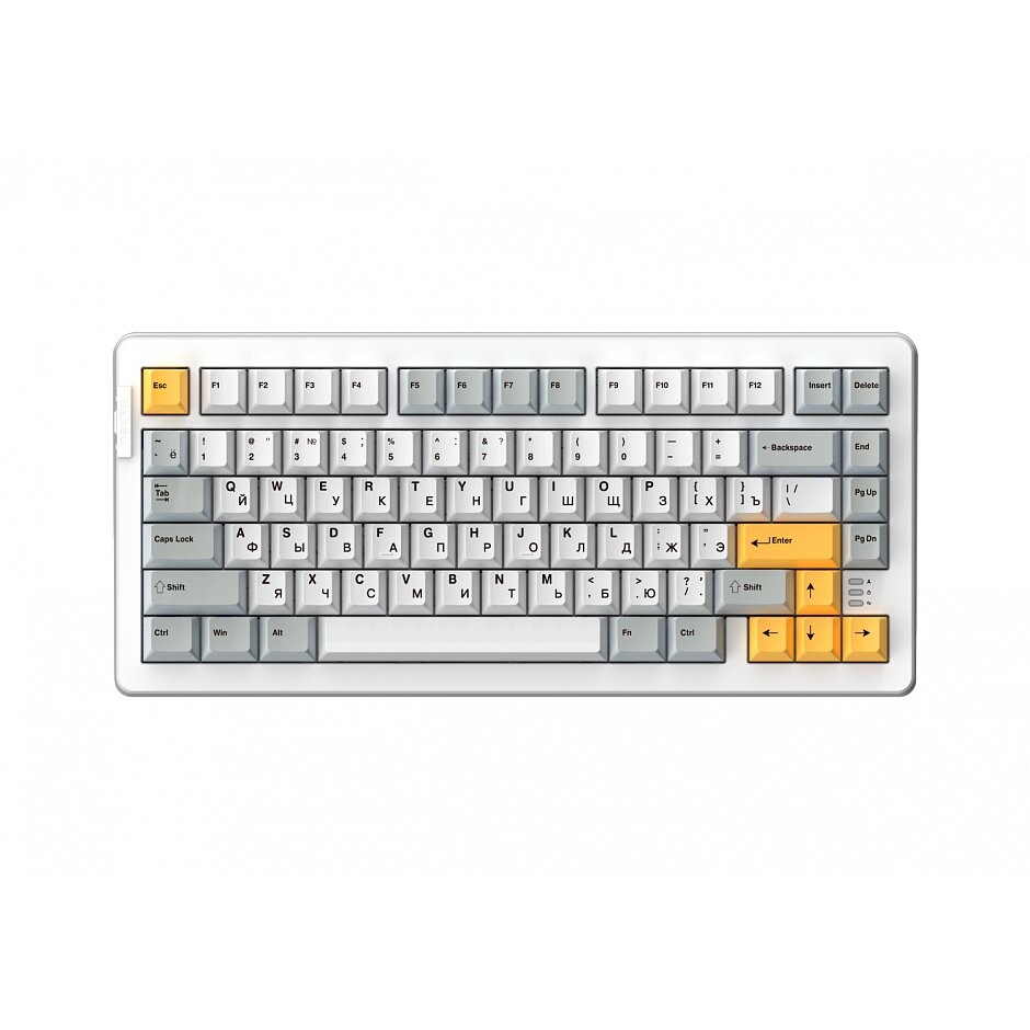 

Клавиатура Dareu A81 White-Yellow