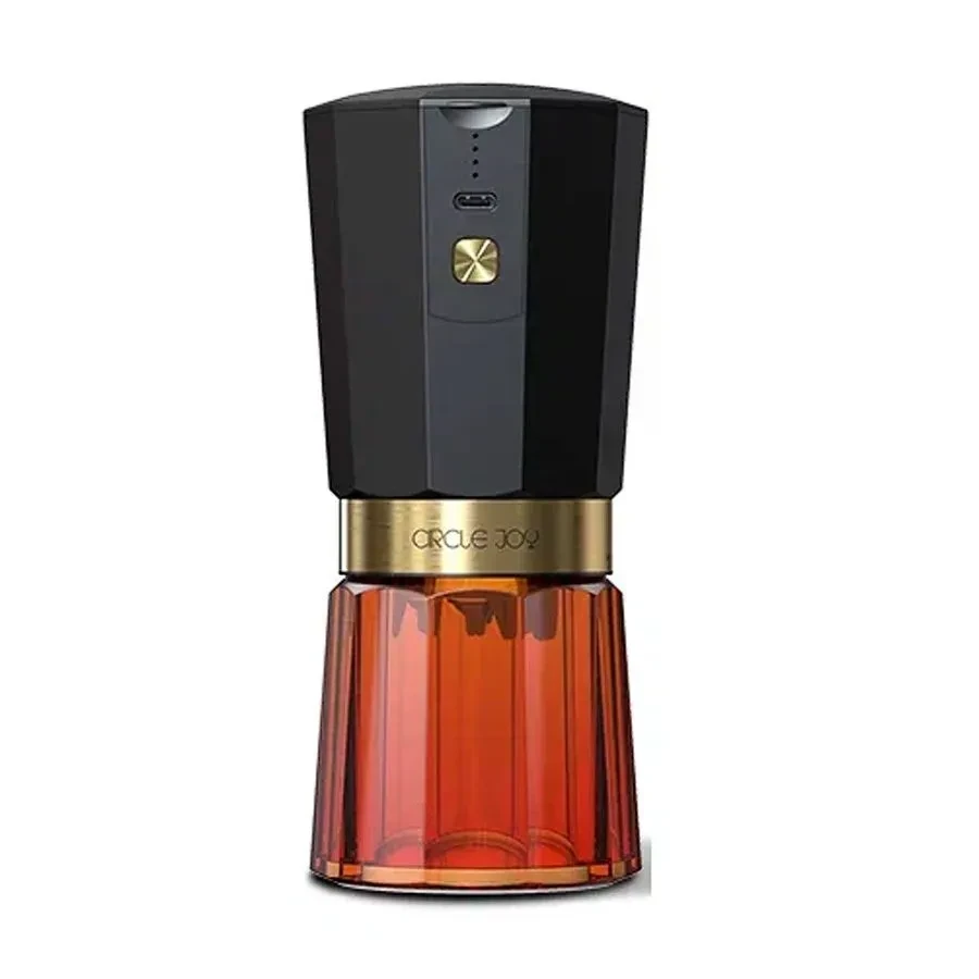 

Кофемолка Circle Joy Electric Coffee Grinder черно-янтарная (CJ-EG05)