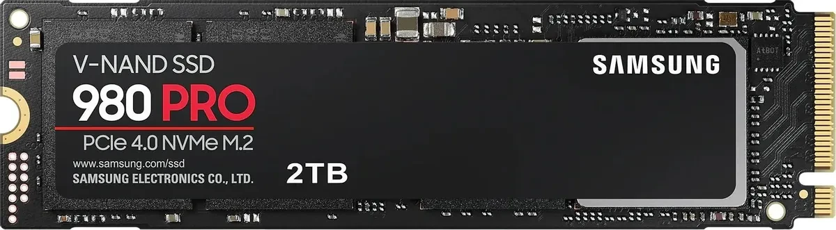 SSD накопитель Samsung 980 PRO 2ТБ, M.2 2280 (MZ-V8P2T0B/AM)