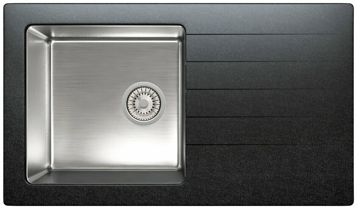 

Кухонная мойка Tolero Twist TTS-860 Черный (911)