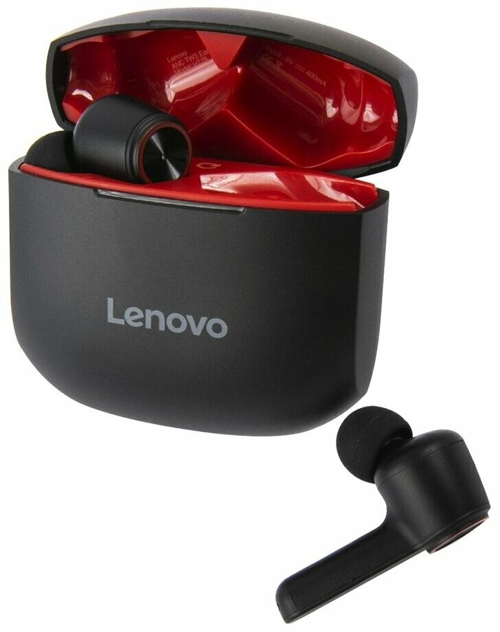 

Наушники Lenovo HT78 черный/красный