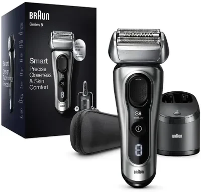 

Электробритва Braun Series 8 8457 CC серебристый