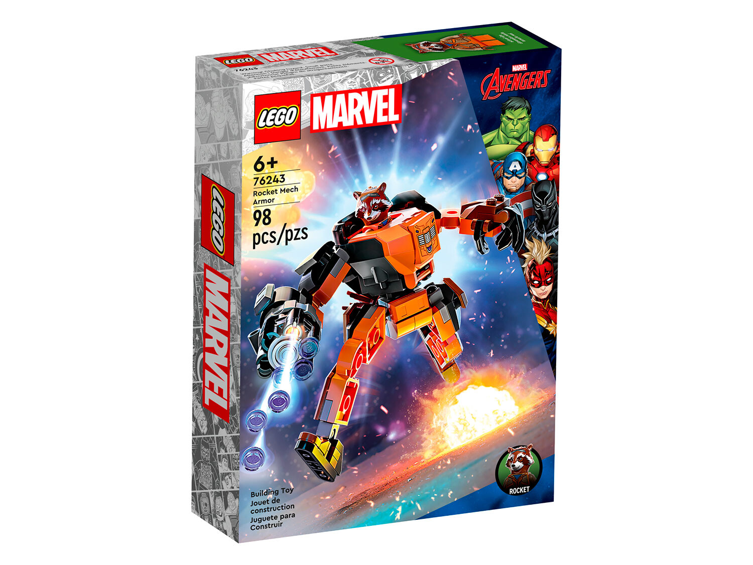 

Конструктор LEGO Marvel Super Heroes Робот Ракетный Енот (76243)