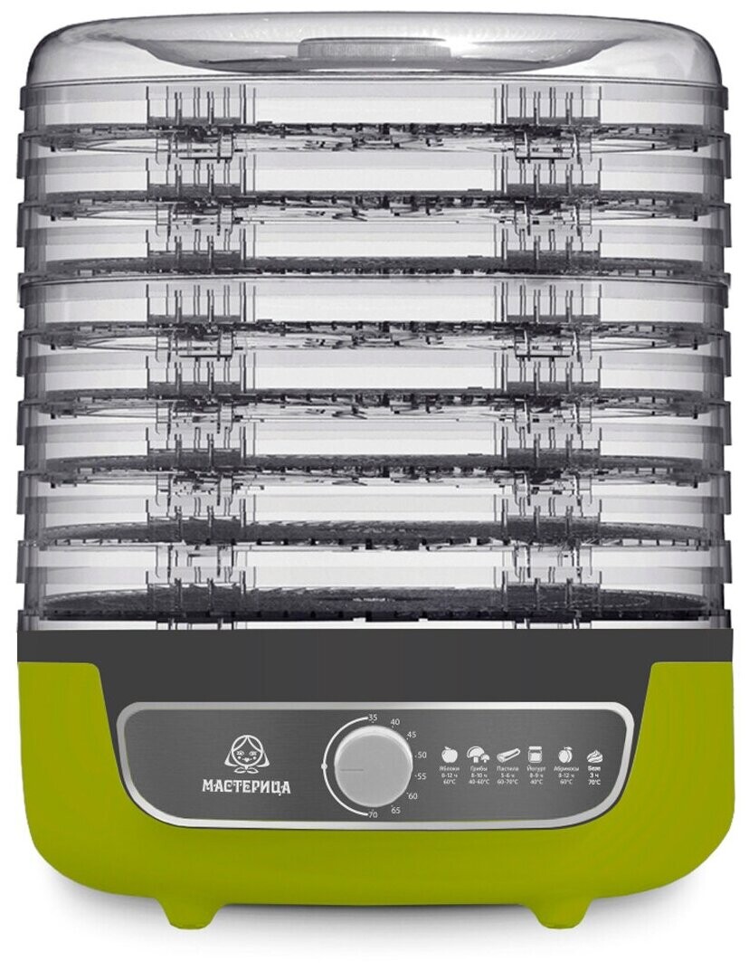 

Сушилка для продуктов Мастерица EFD-1001VM оливковый с серым