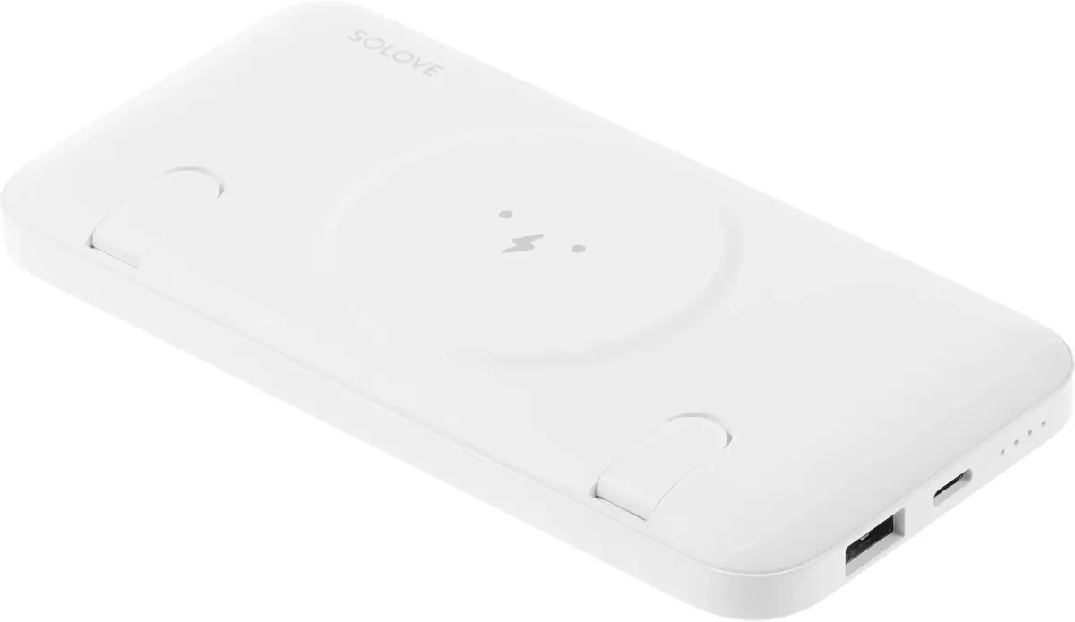 

Внешний аккумулятор Solove W10 10000мAч белый