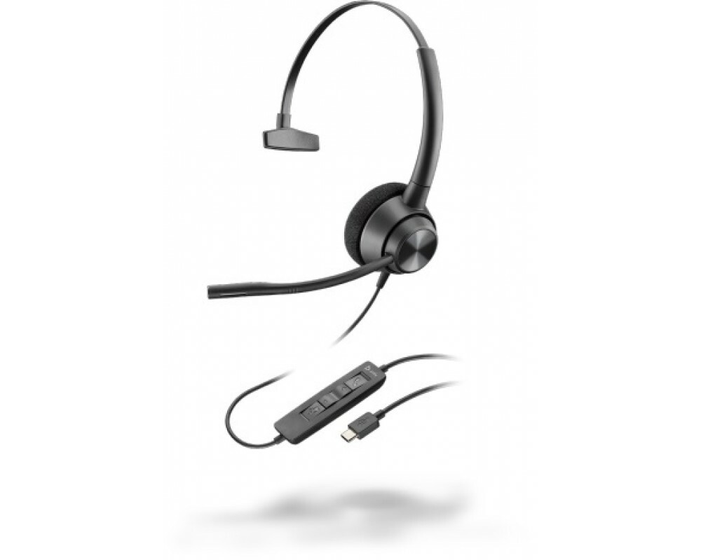 

Компьютерная гарнитура Plantronics EP310 черный (214569-01)