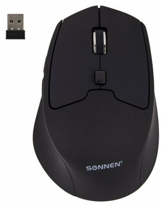 

Компьютерная мышь SONNEN V33 черная (513517)