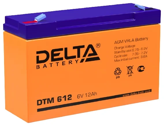 

Батарея для ИБП DELTA DTM 612