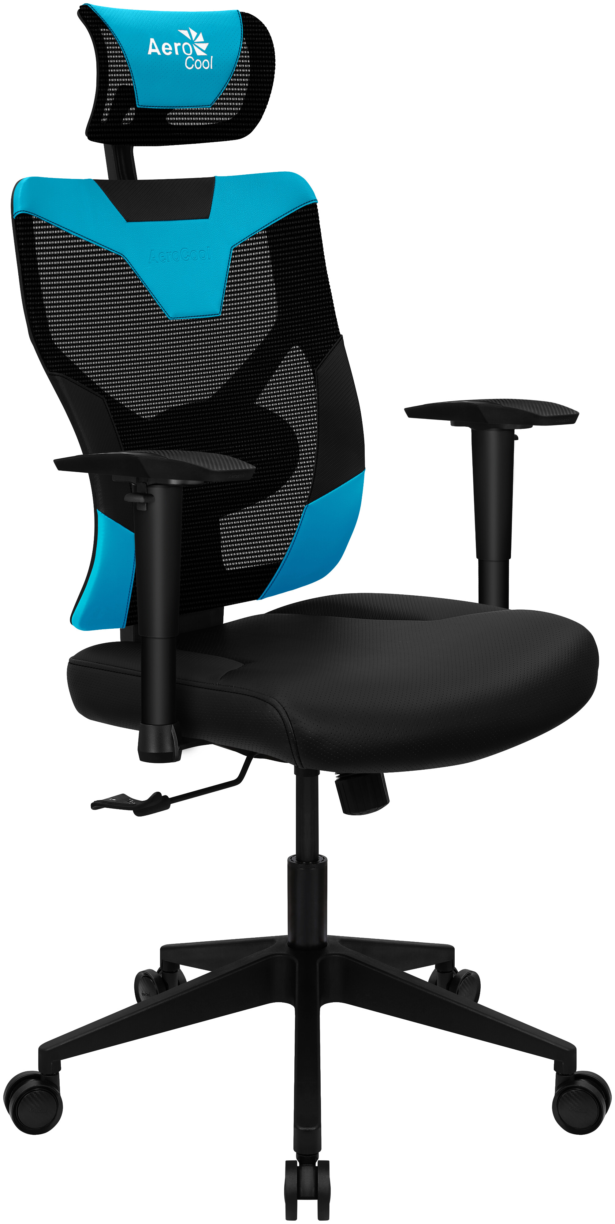 Компьютерное кресло aerocool aero 1 alpha игровое обивка текстиль цвет черный