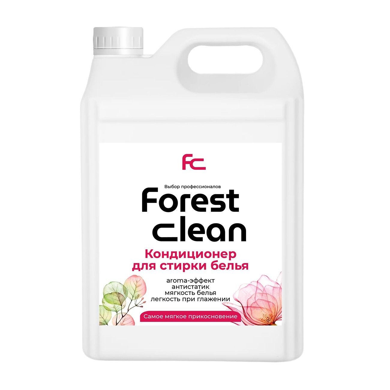 

Средство для стирки Forest Clean Самое мягкое прикосновение 5л Кондиционер