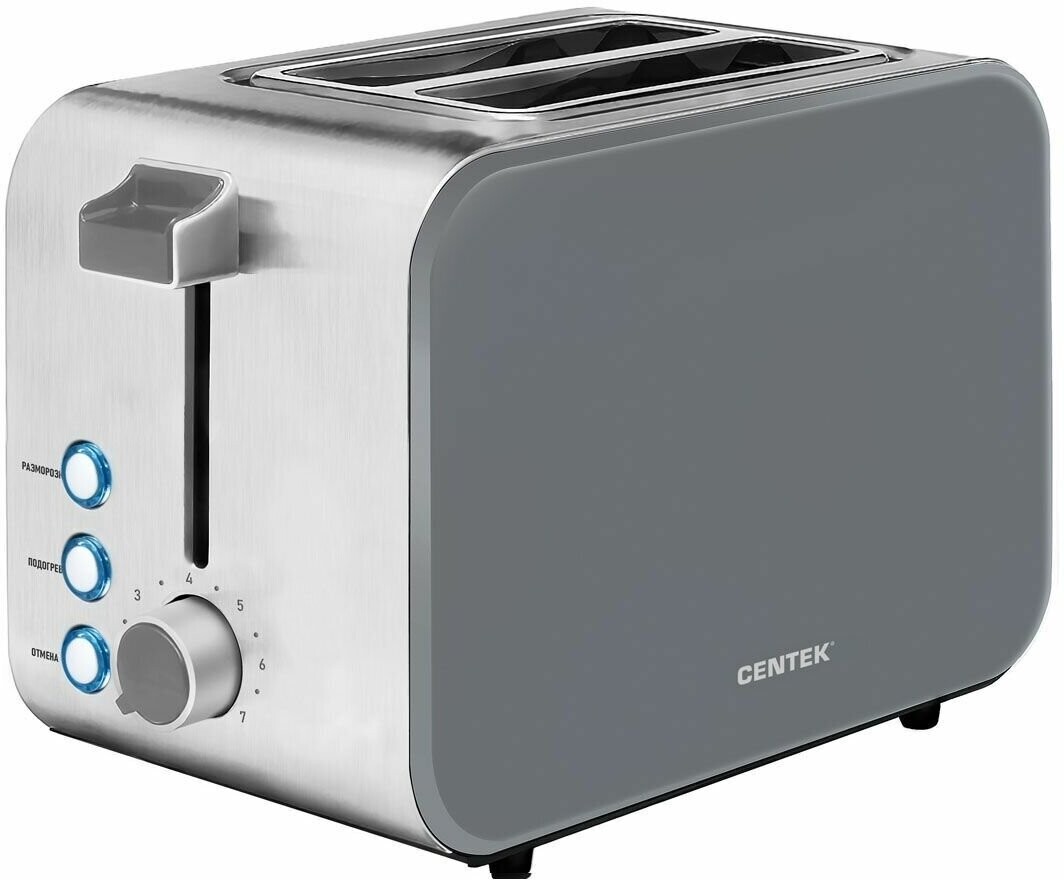 

Тостер Centek CT-1422 Gray