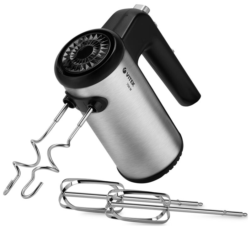 

Миксер Vitek VT-1401 серебристый/черный