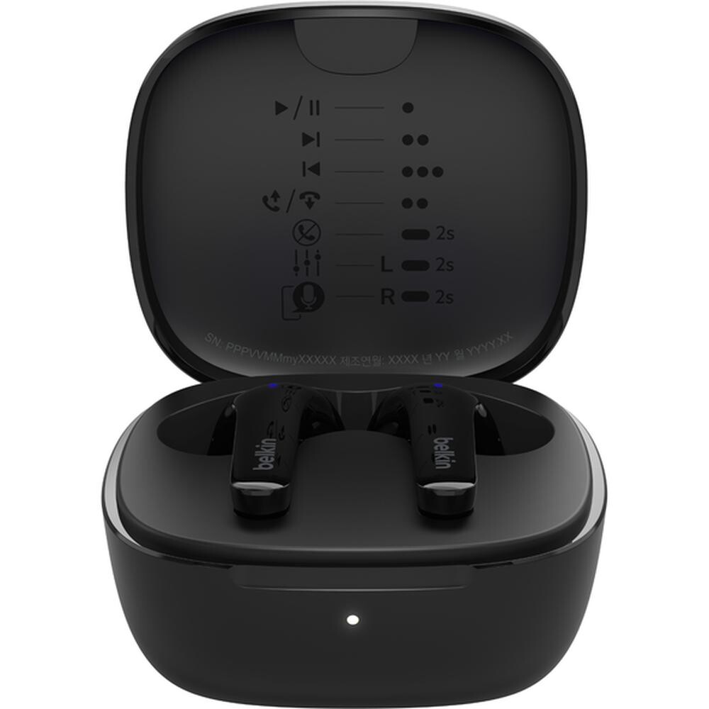 

Наушники Belkin Soundform Motion True Wireless Earbuds черный (AUC010btBK)