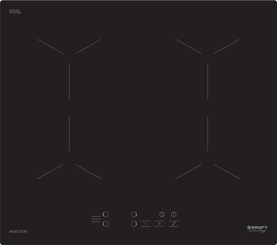 

Электрическая варочная панель Kraft TCH-IHK7001