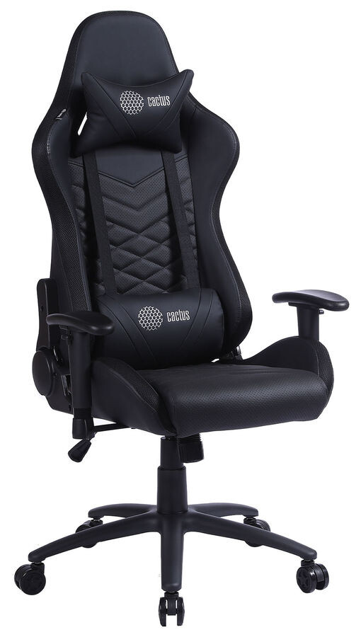 

Кресло Cactus CS-CHR-0099BL черный/черный эко.кожа