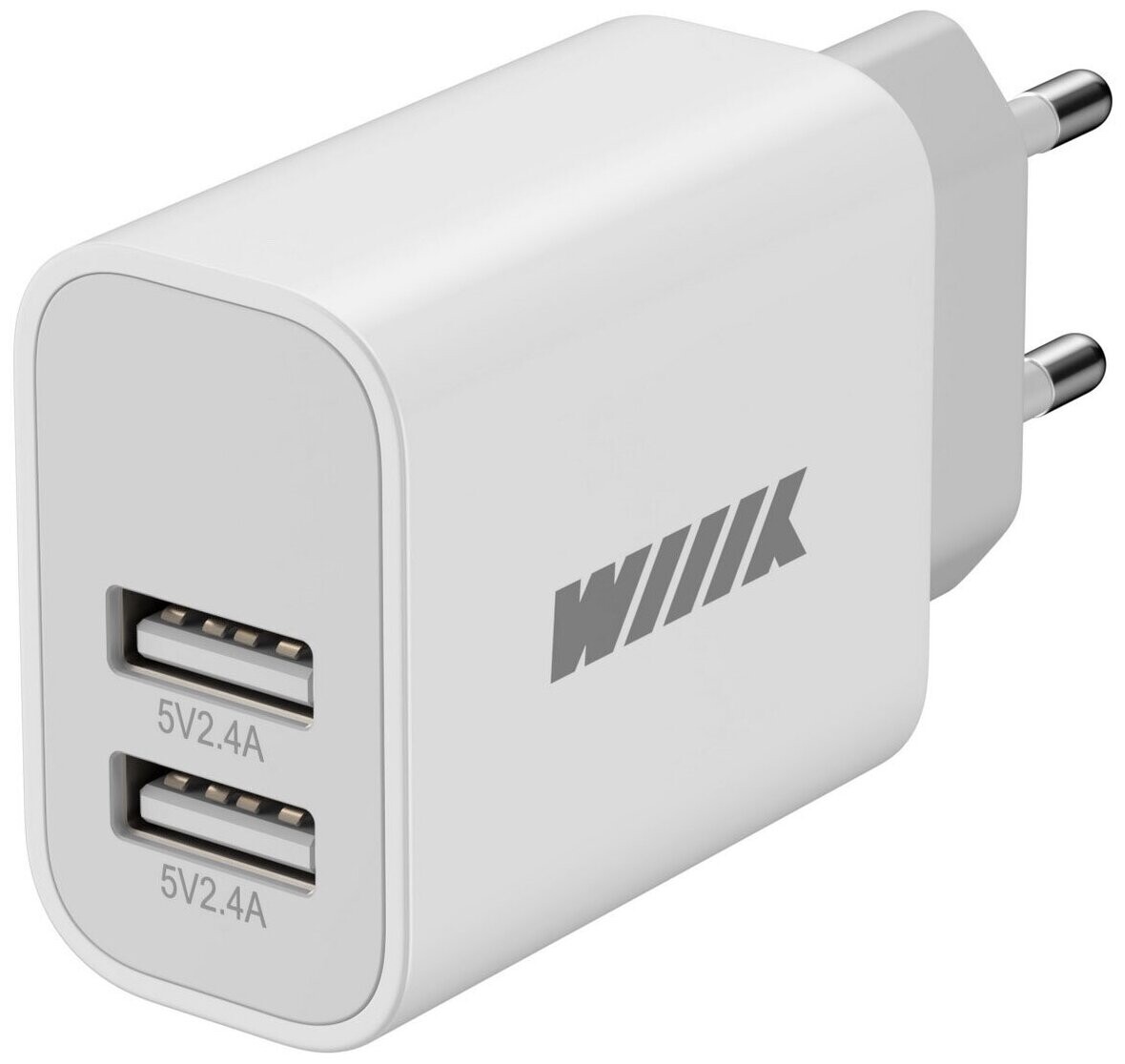 

Сетевое зарядное устройство WIIIX UNN-1-2-04-W 2.4A универсальное белый