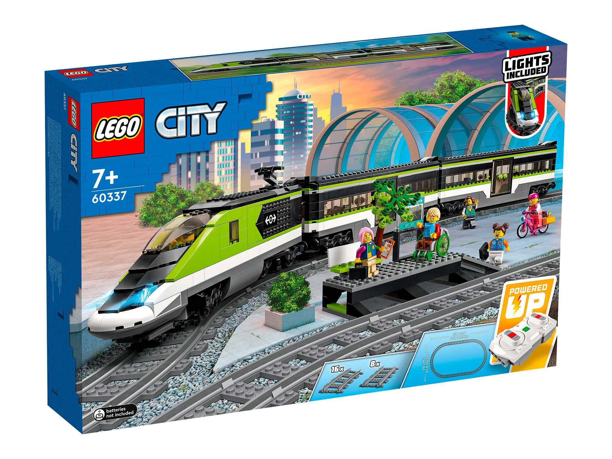 

Конструктор LEGO City Пассажирский поезд-экспресс (60337)