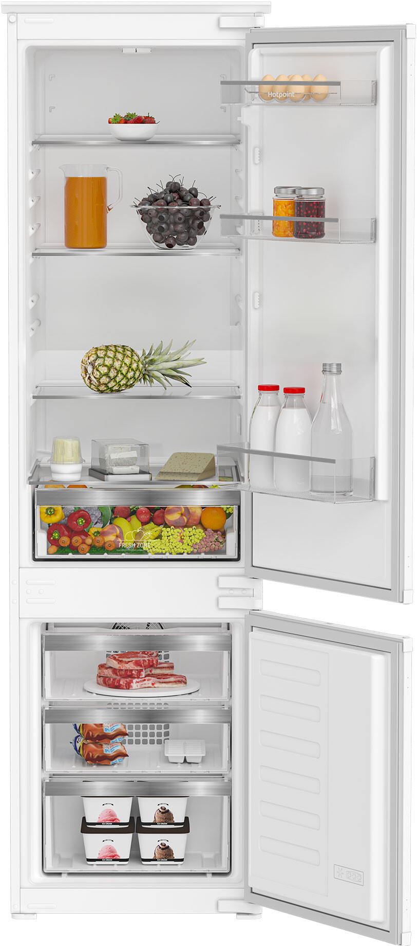 

Встраиваемый холодильник Hotpoint HBH 20 белый