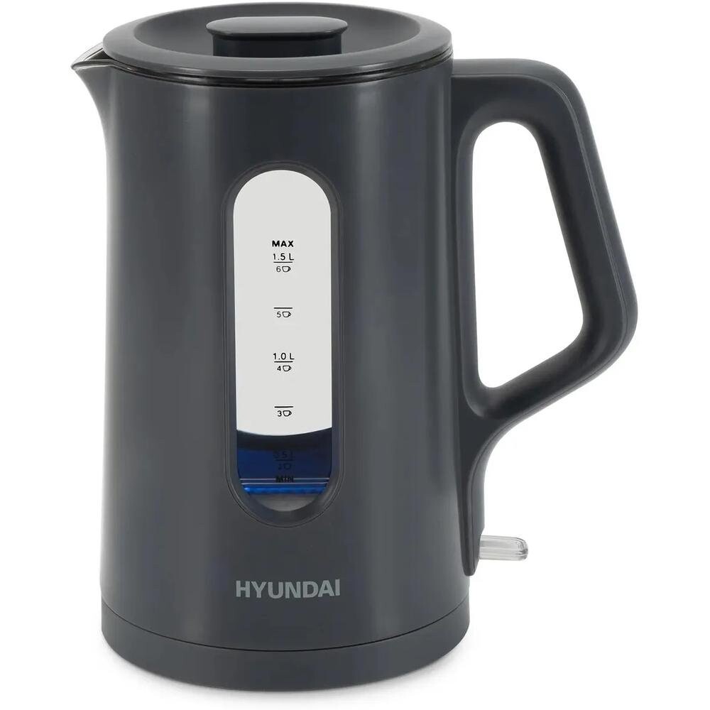 

Чайник HYUNDAI HYK-G4508 серый/прозрачный