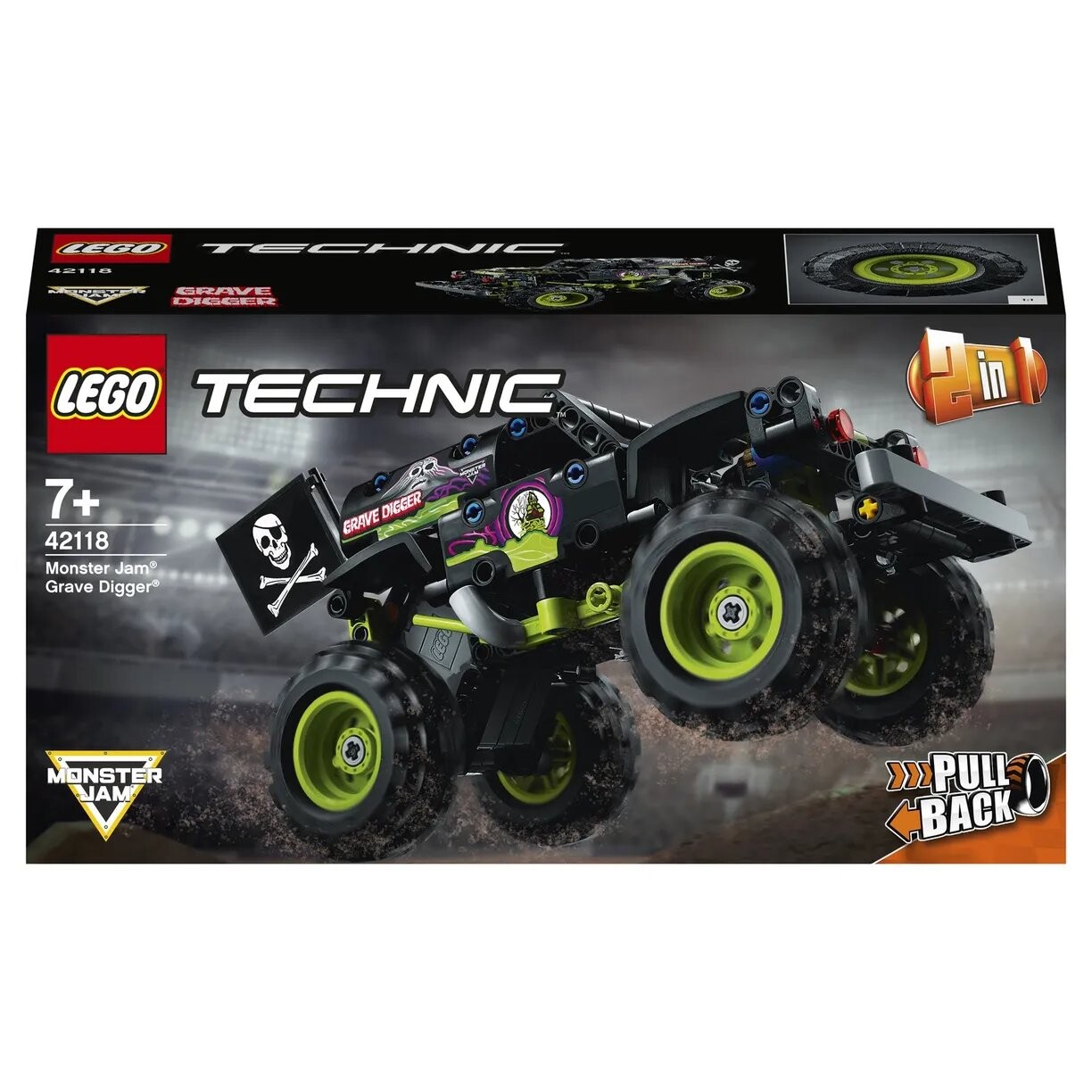 

Конструктор Lego Technic Monster Jam Могильщик (42118)