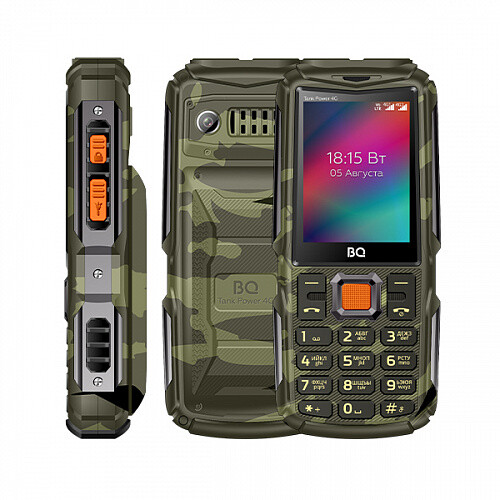 

Телефон BQ 2410L Tank Power 4G Camouflage/Gunmetal