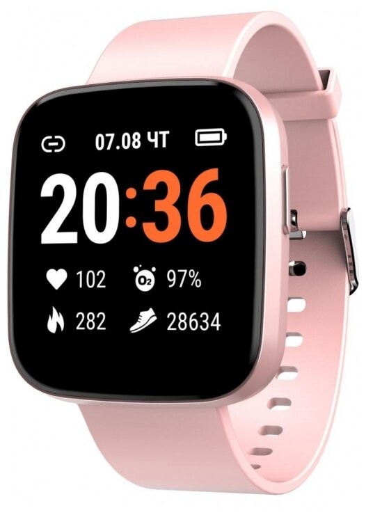 

Умные часы Geozon MARATHON PINK (G-SM19PNK)