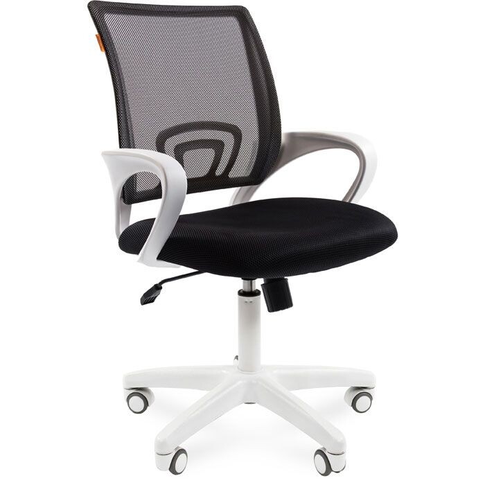 

Кресло Chairman 696 белый пластик TW-11/TW-01 черный