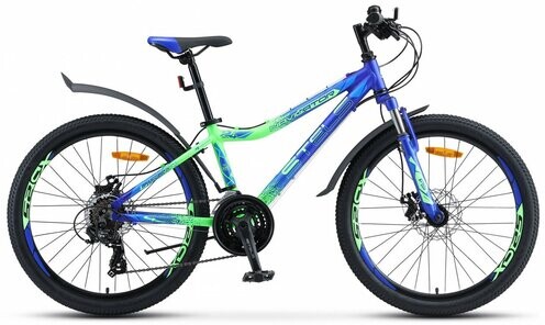 

Велосипед для подростков STELS Navigator-450 MD 24 V030 Синий/неоновый зелёный (LU093466*LU082897*13)