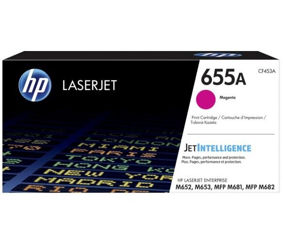 

Картридж HP CF453A (655A) пурпурный