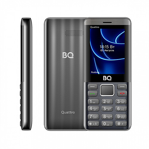 

Телефон BQ 2453 Quattro Gray