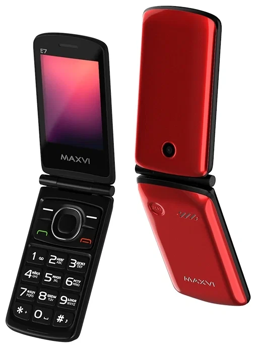 

Телефон Maxvi E7 Red