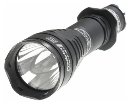 

Фонарь портативный Armytek Predator XP-E2 черный/белый (F01602BG)