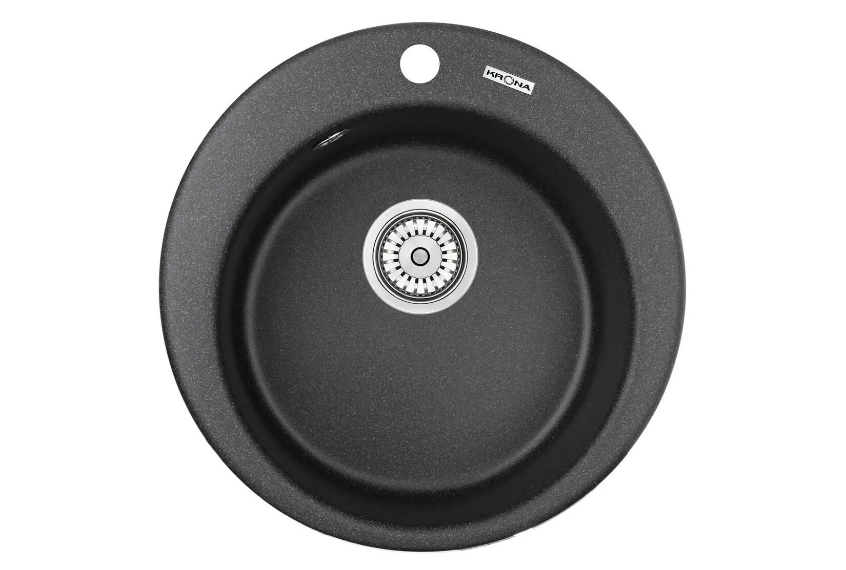 

Кухонная мойка Krona RUNDE D475 1 BLACK