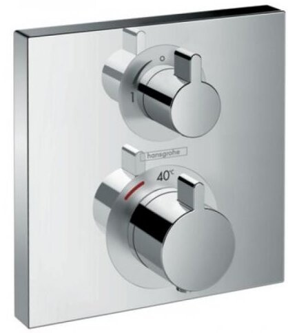 

Смеситель для ванны Hansgrohe Ecostat Square 15712000 (внешняя часть)