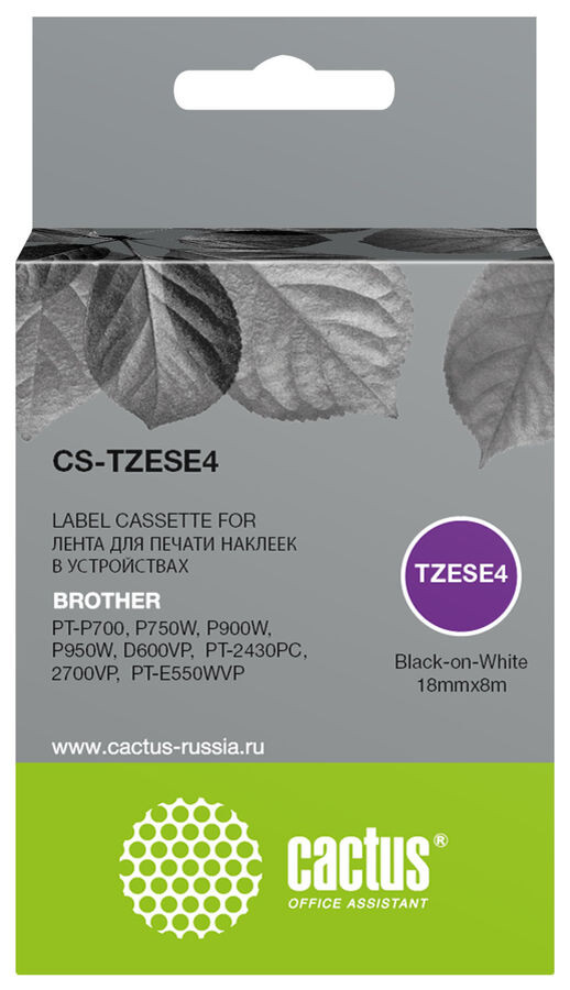 

Картридж Cactus CS-TZESE4 черный