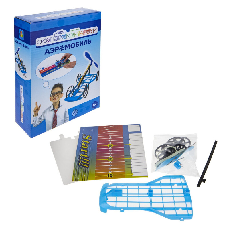 

Обучающая игрушка 1 TOY Экспериментариум Аэромобиль (Т17575)