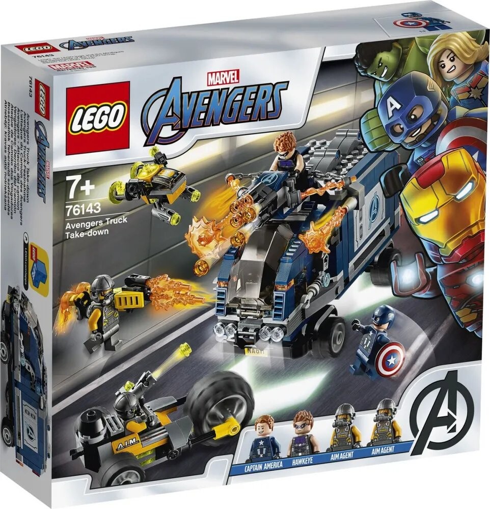 

Конструктор LEGO Marvel Avengers Мстители: Нападение на грузовик (76143)