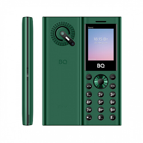 

Телефон BQ 1858 Barrel Green/Black