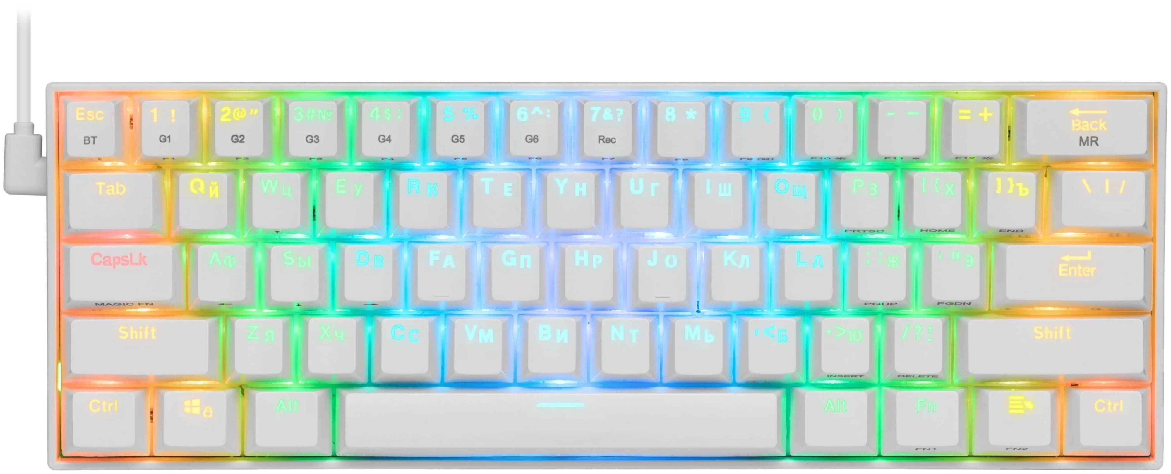 

Клавиатура Redragon Draconic USB белый (77810)